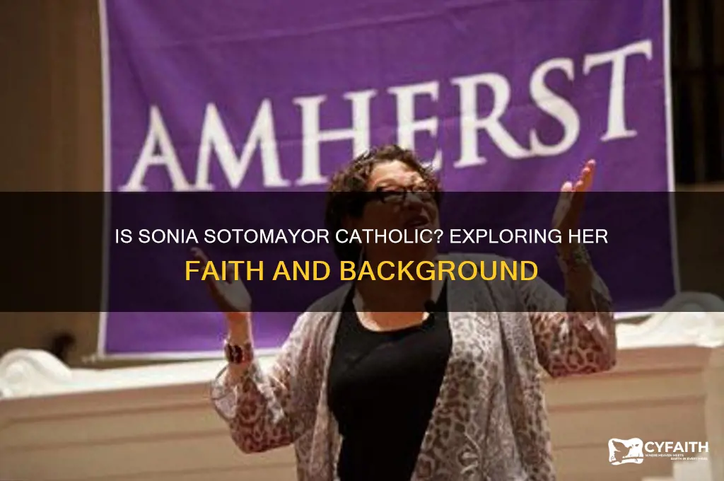 is sonia sotomayor catholic