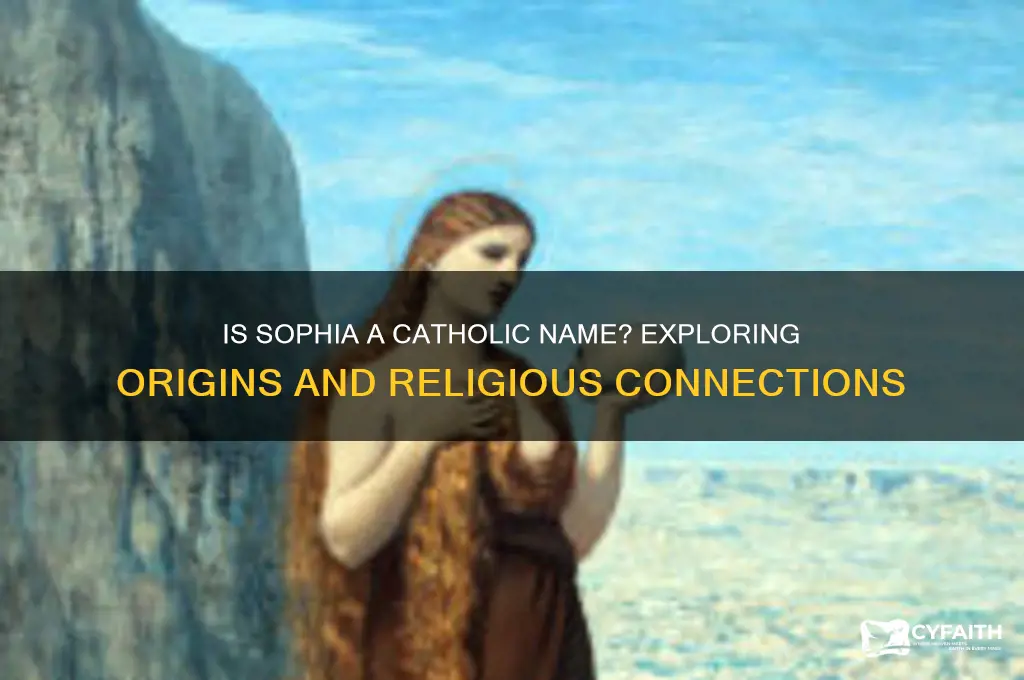 is sophia a catholic name