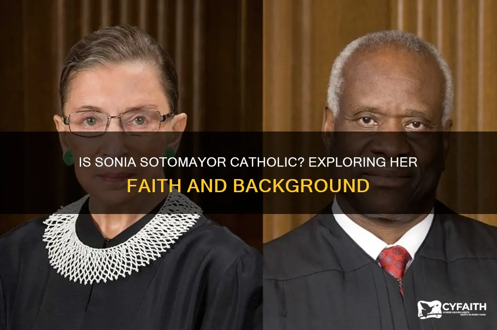 is sotomayor catholic