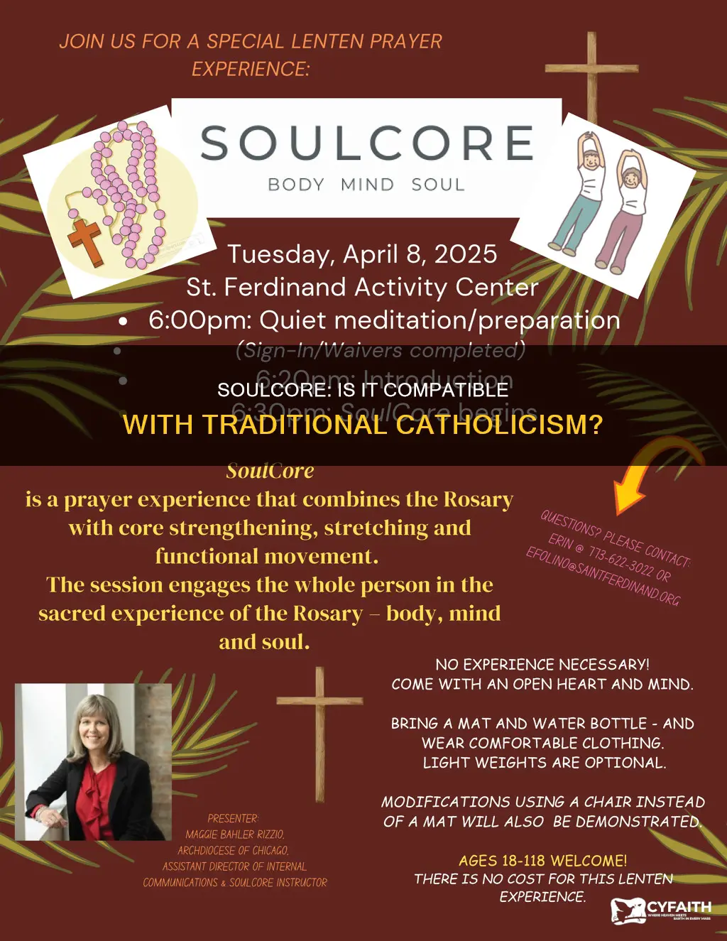 is soulcore ok for traditional catholics