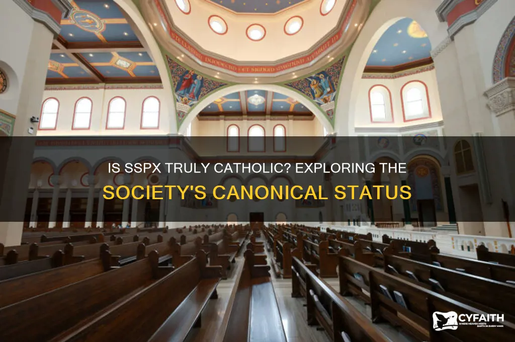 is sspx catholic