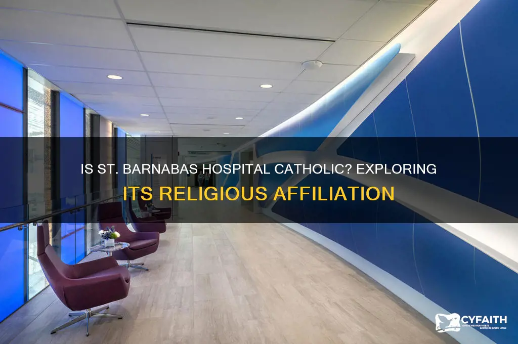 is st barnabas hospital catholic