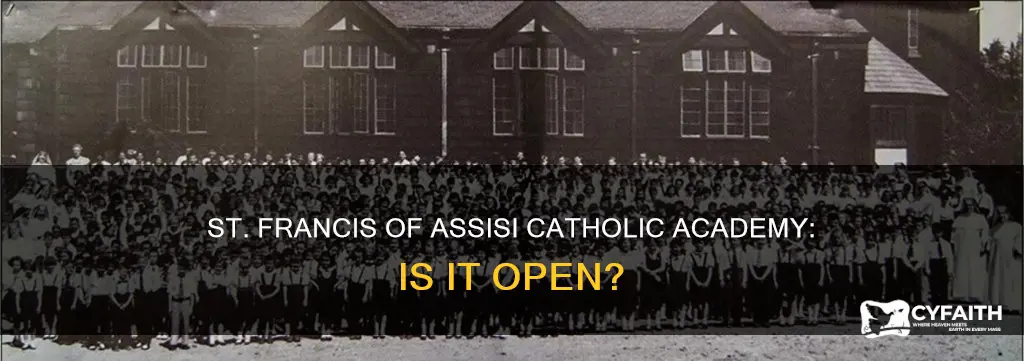 is st francis of assisi catholic academy open