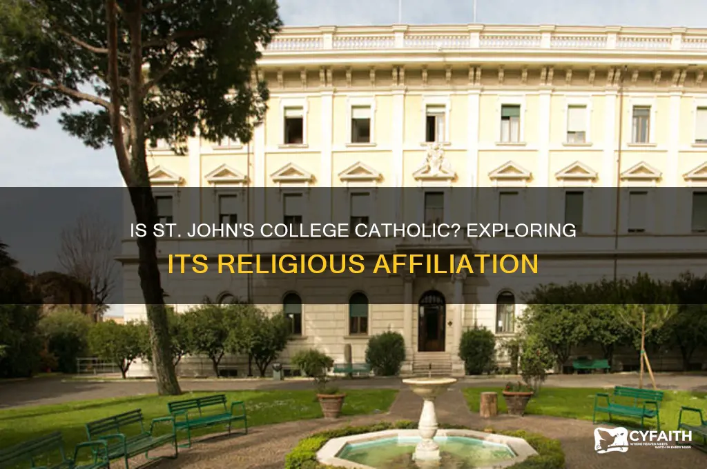 is st johns college catholic