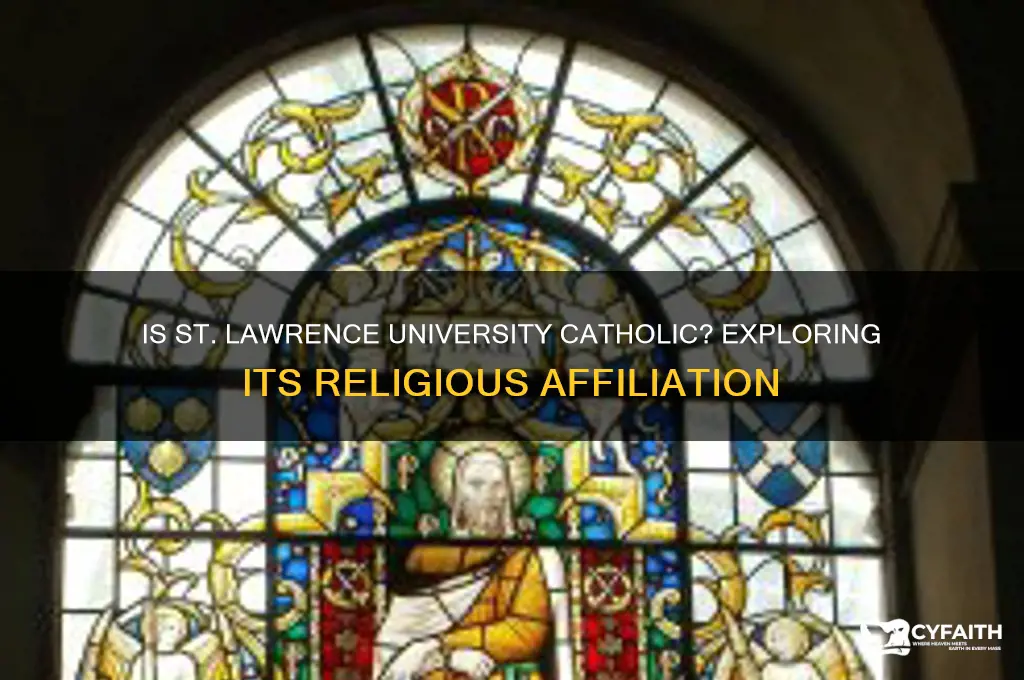 is st lawrence university catholic