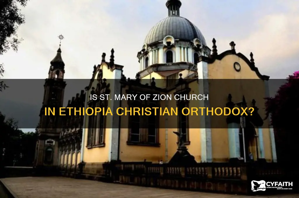 is st mary of zion church ethiopia christian orthodox
