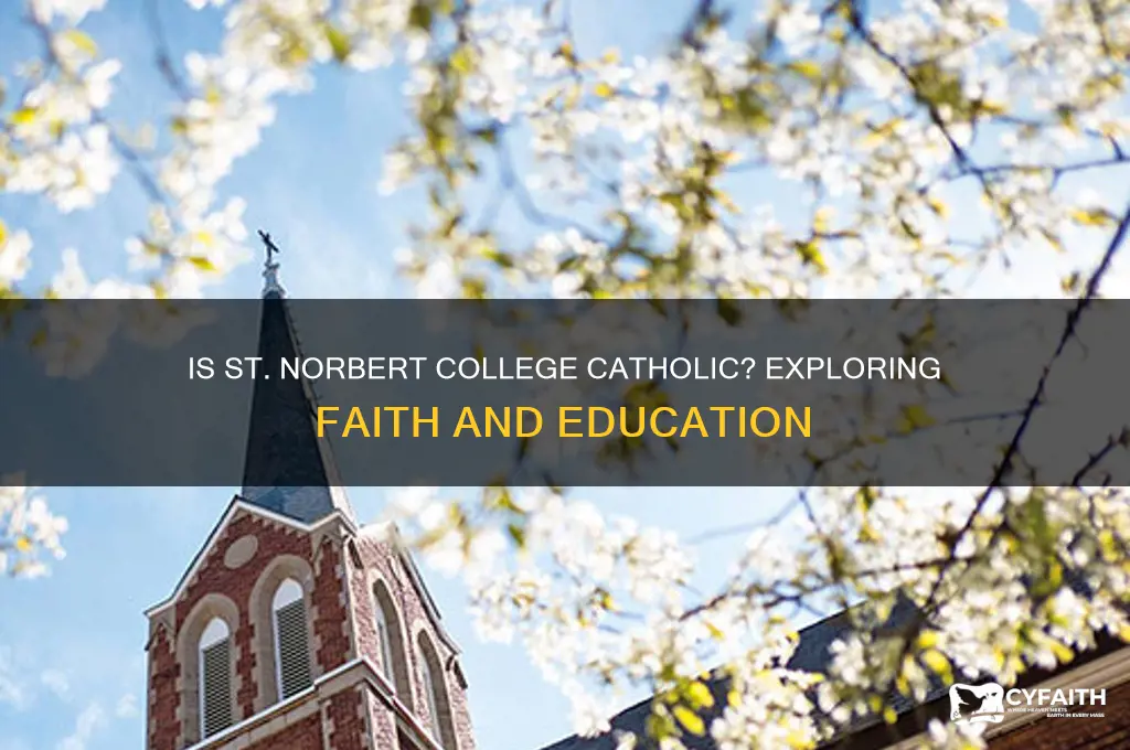 is st norbert college catholic