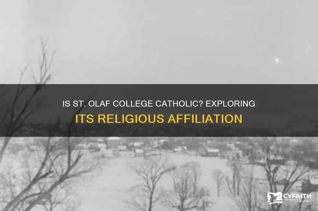is st olaf college catholic