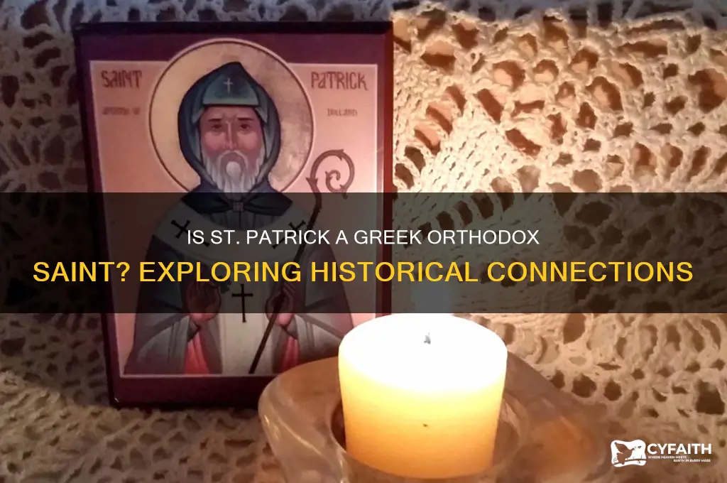 is st patrick a greek orthodox saint