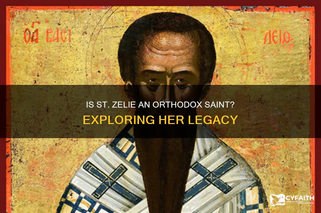 is st zelie an orthodox saint