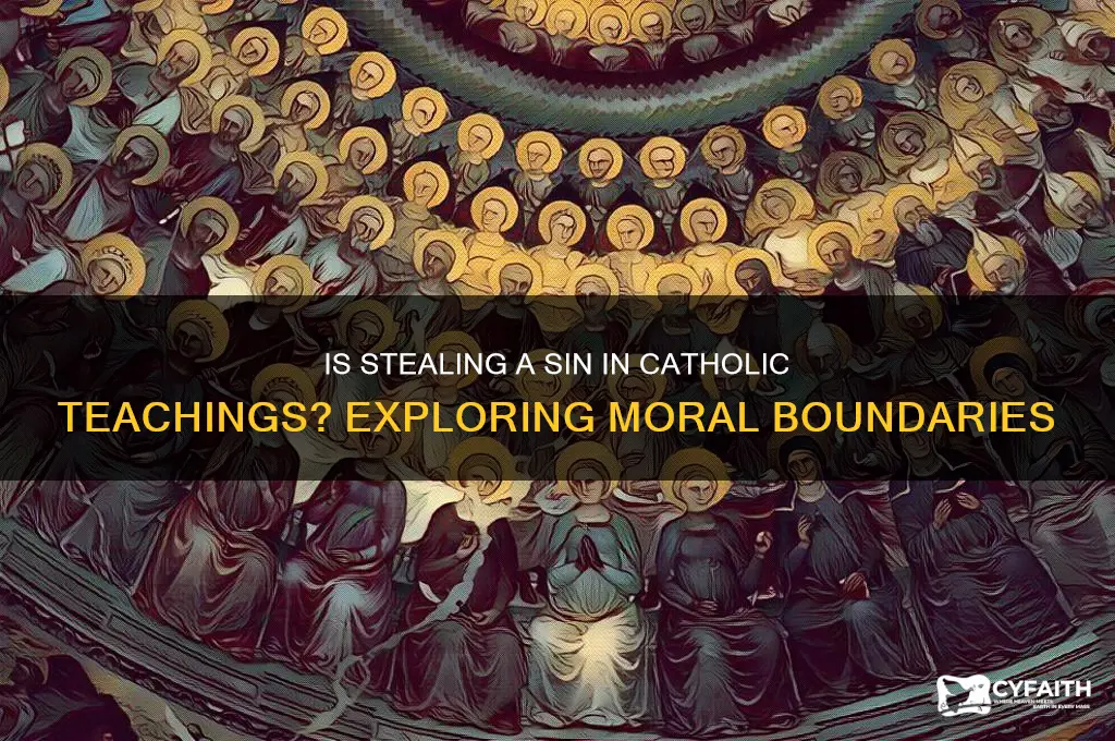 is stealing a sin catholic