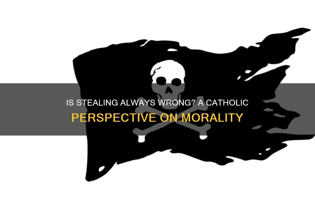 is stealing always wrong catholic