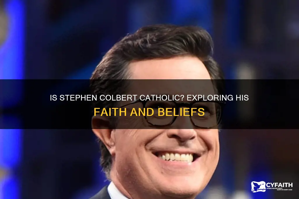 is stephen colbert catholic