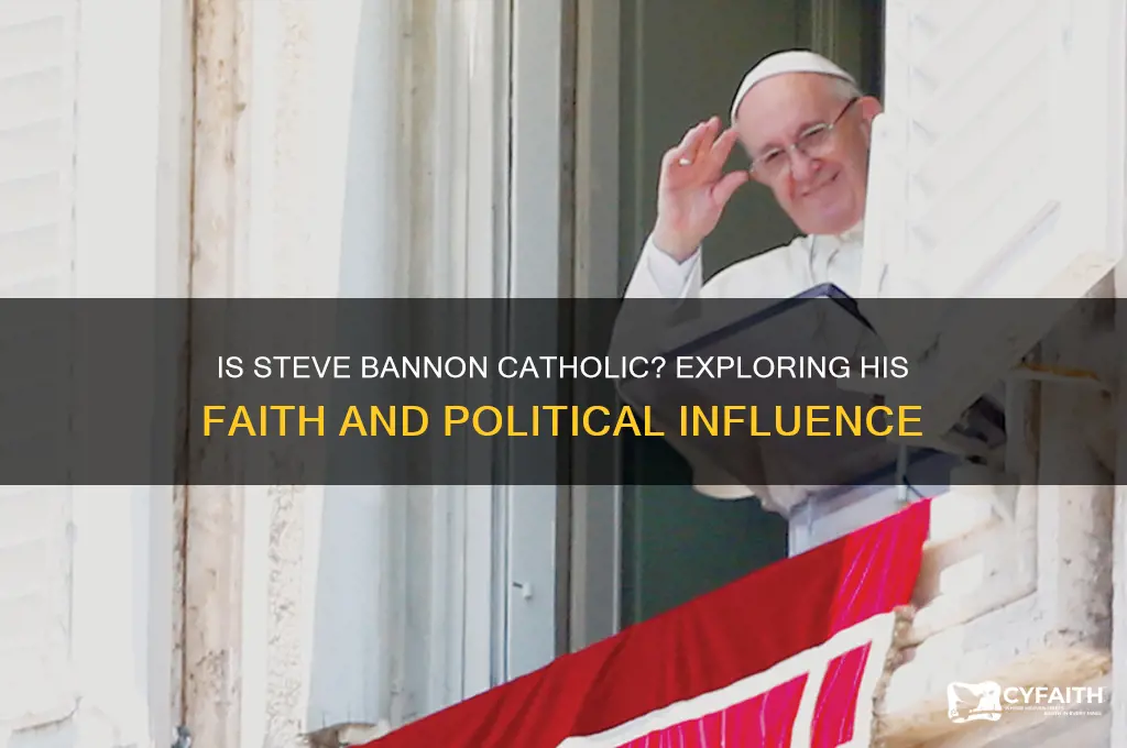is steve bannon a catholic