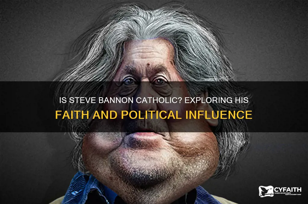 is steve banon catholic