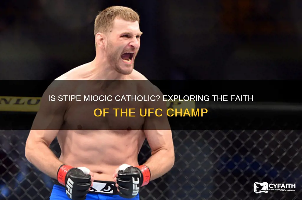 is stipe miocic catholic