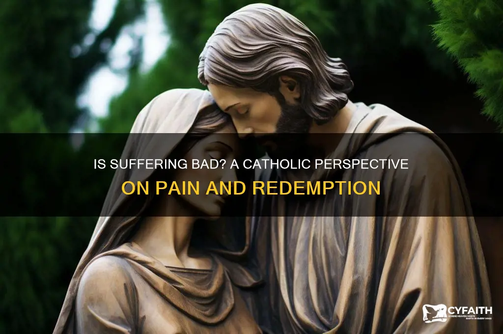 is suffering bad catholic