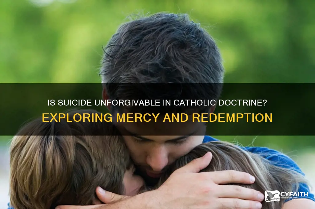 is suicide unforgivable catholic