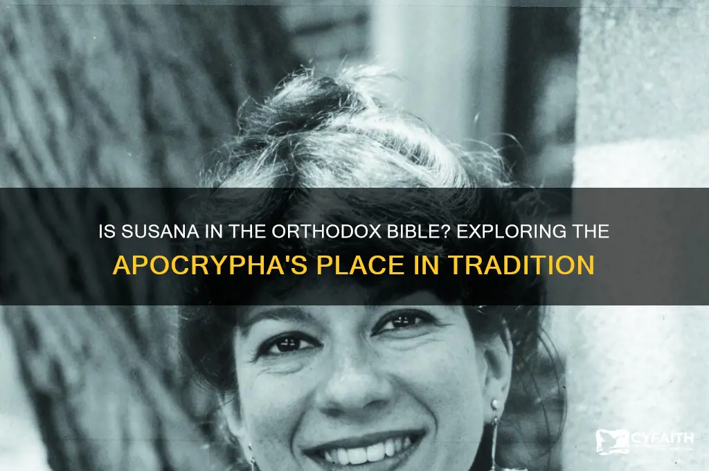 is susana in the orthodox bible