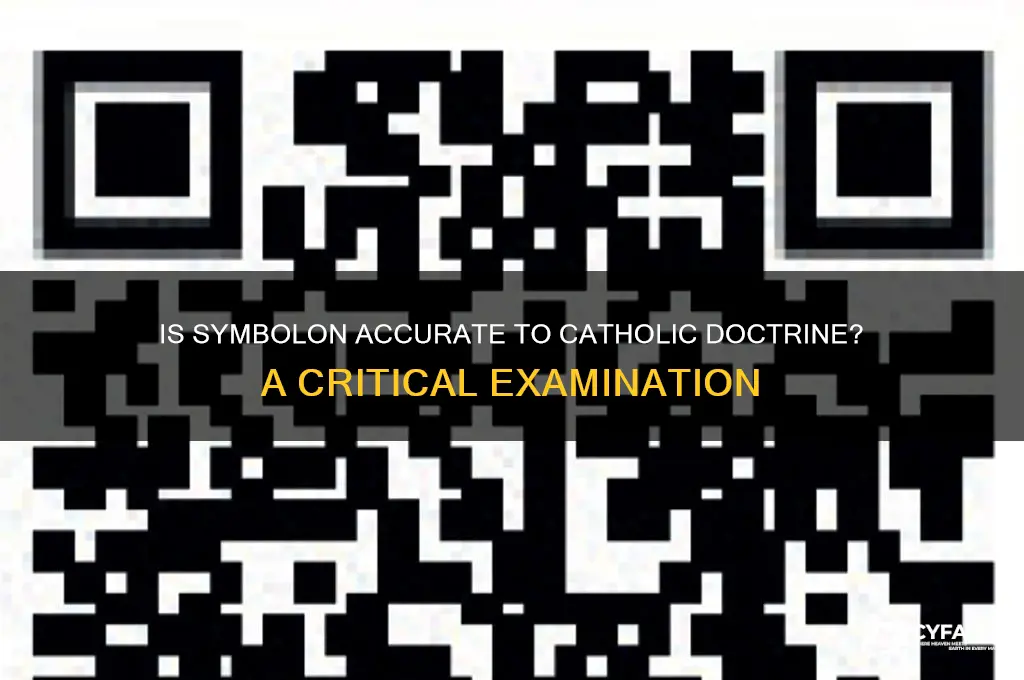 is symbolon true catholic teaching