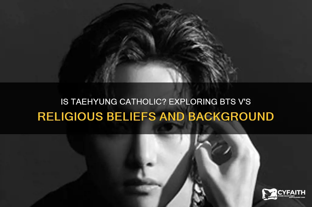 is taehyung catholic