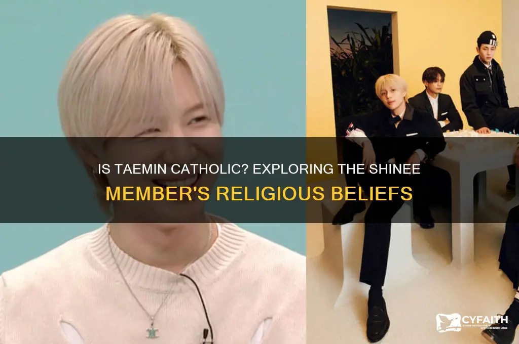 is taemin catholic