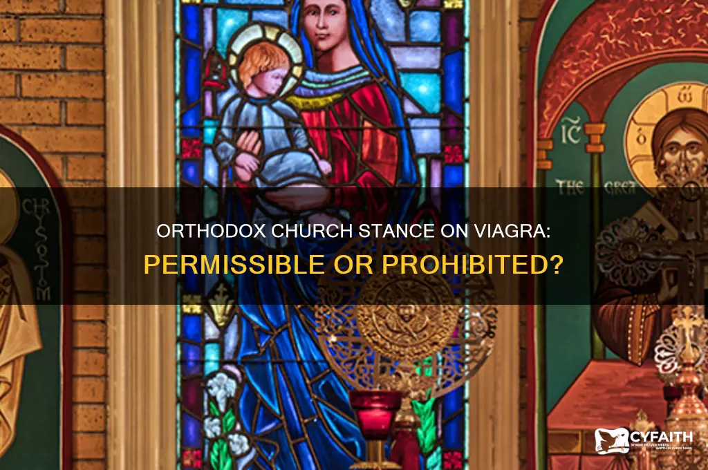 is taking viagra allowed in orthodox church