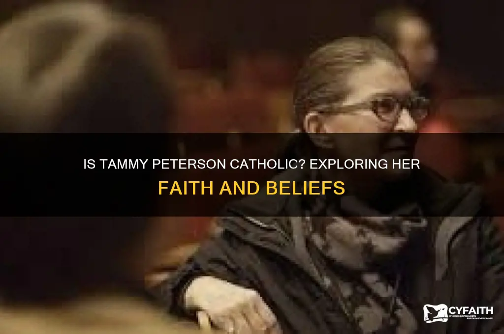 is tammy peterson catholic