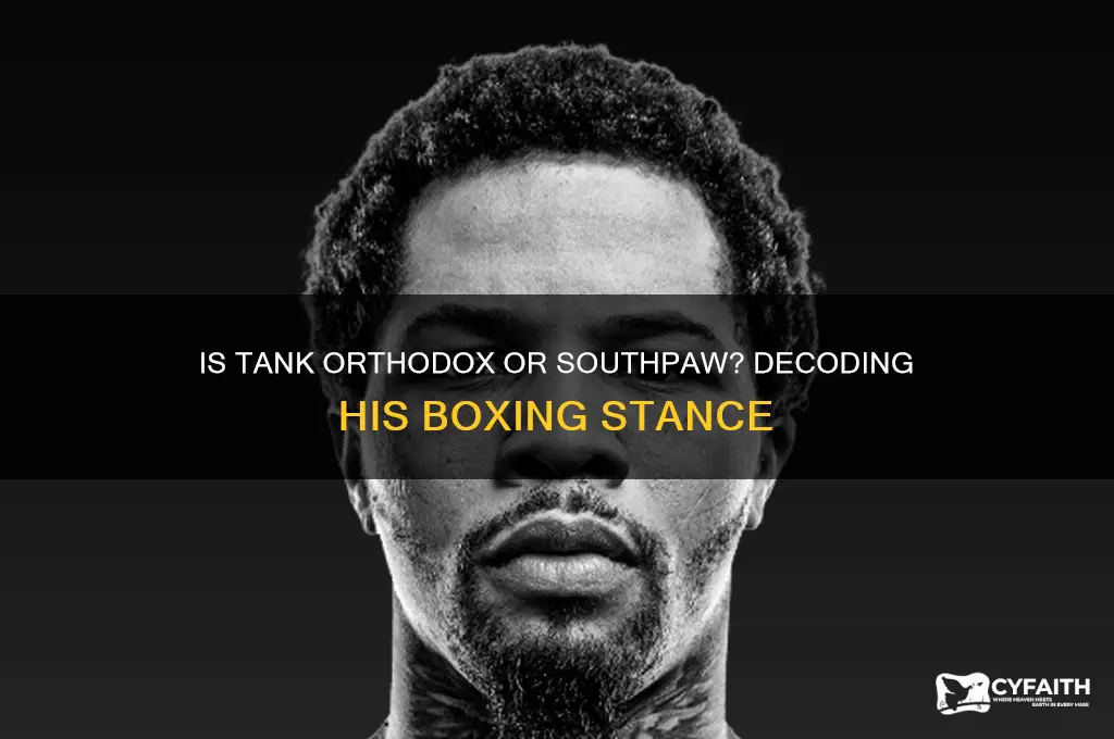 is tank orthodox or southpaw
