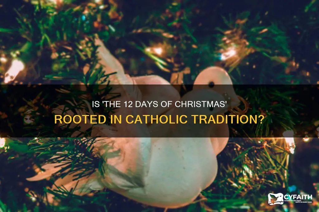 is the 12 days of christmas a catholic song