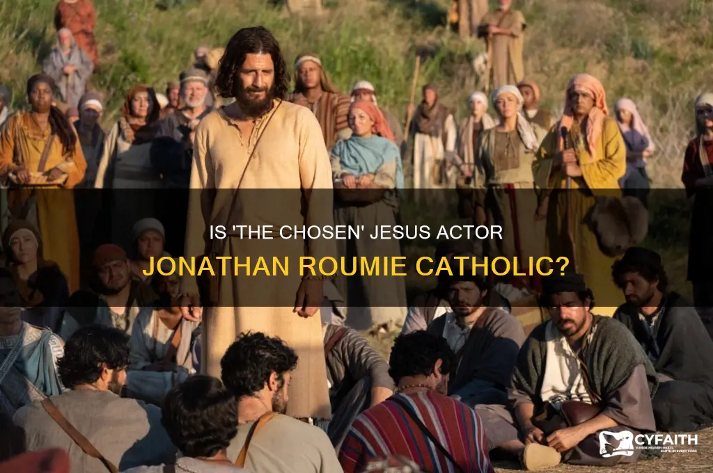 is the actor who plays jesus in chosen catholic