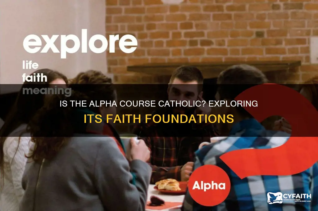 is the alpha course catholic