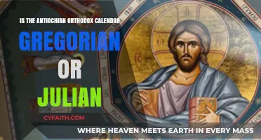 Antiochian Orthodox Calendar: Gregorian or Julian? Unraveling the Mystery