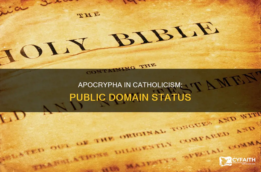 is the apocrypha catholic in the public domain