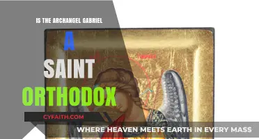 Is Archangel Gabriel a Saint in Orthodox Tradition?