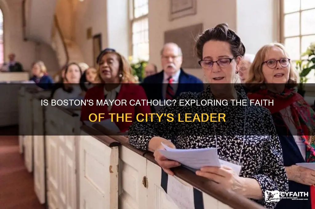is the boston mayor catholic