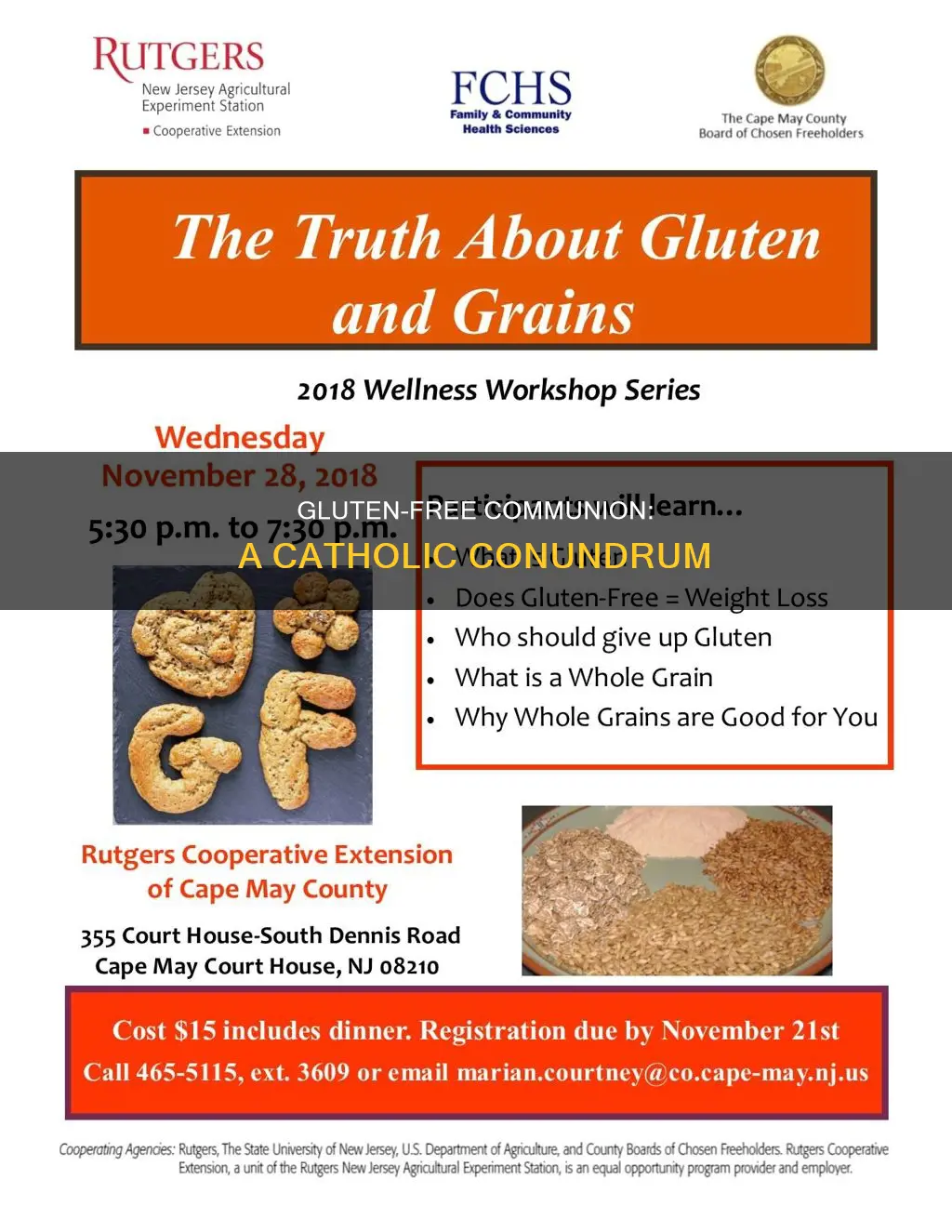 is the catholic host gluten free