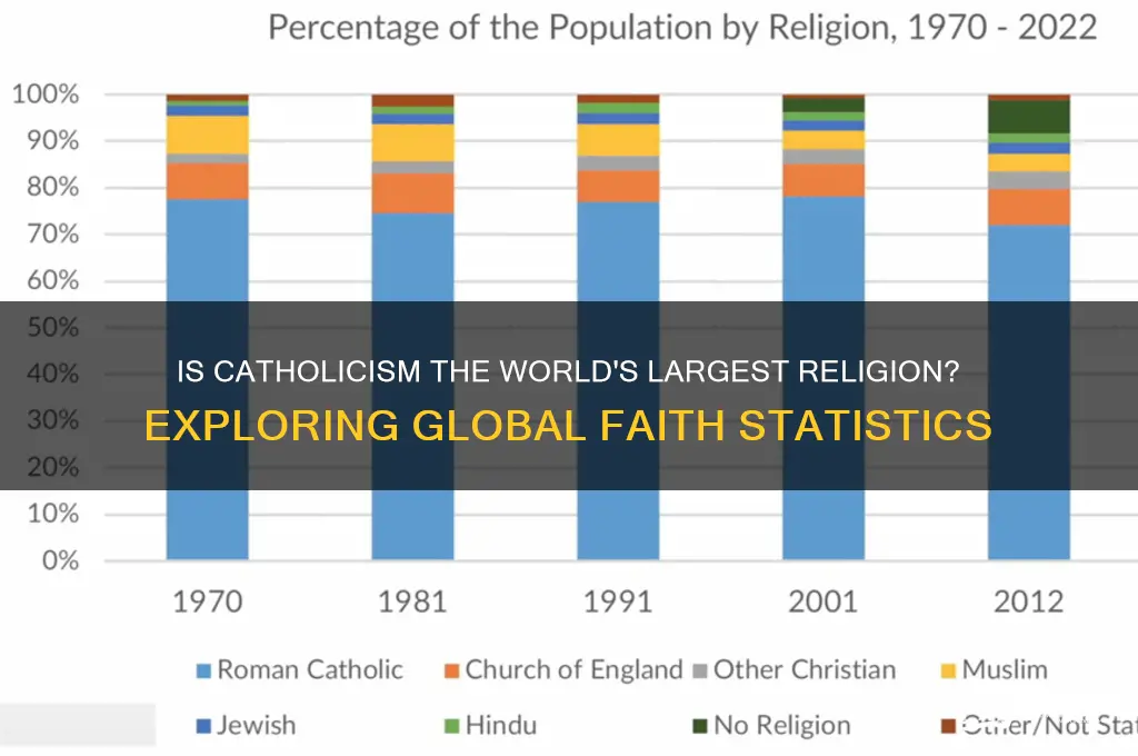 is the catholic religion the largest religion in the world