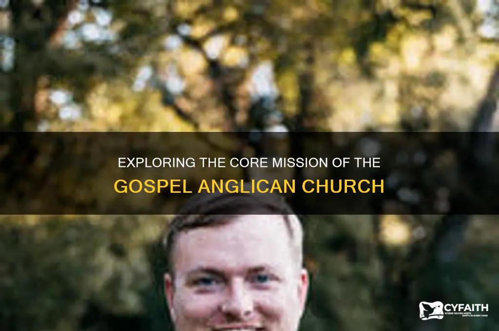 is the central focus of the gospel anglican church