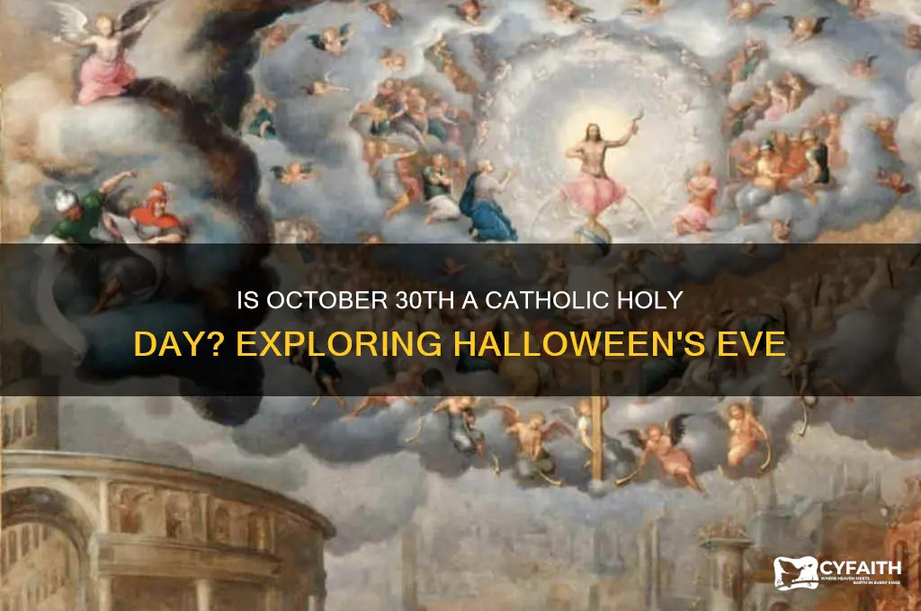 is the day before halloween a catholic holy day
