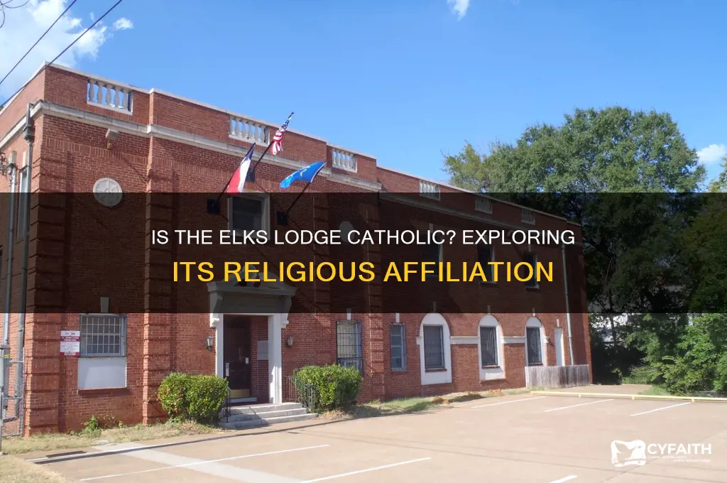 is the elks lodge catholic