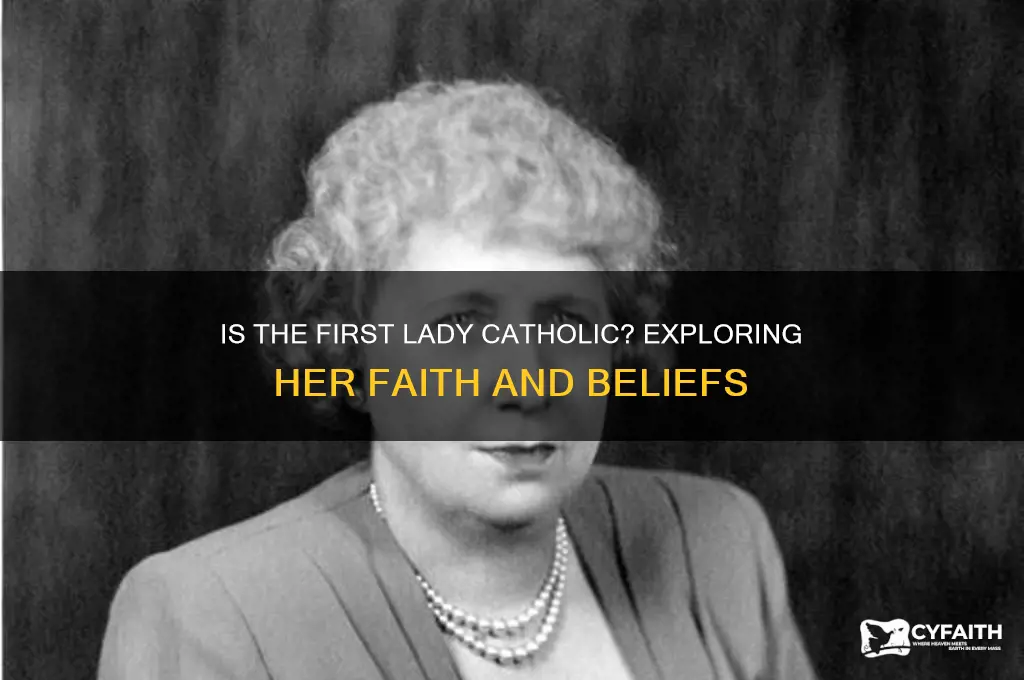 is the first lady catholic