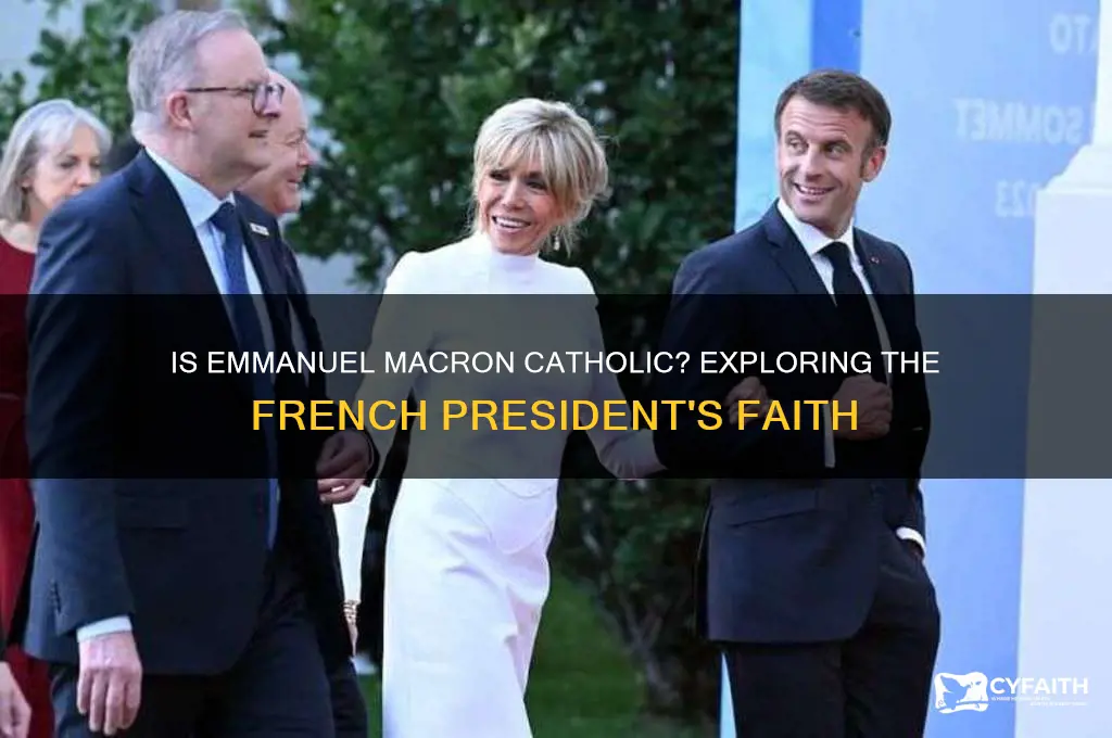 is the french president catholic