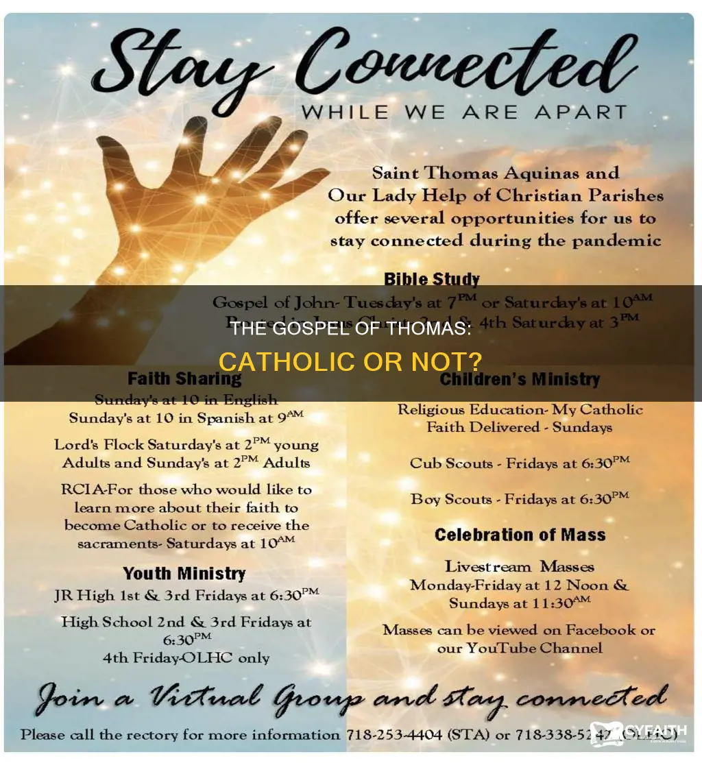 is the gospel of thomas catholic