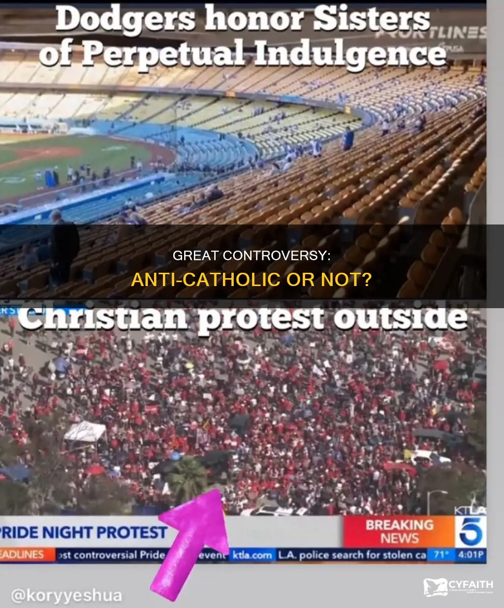 is the great controversy book anti catholic