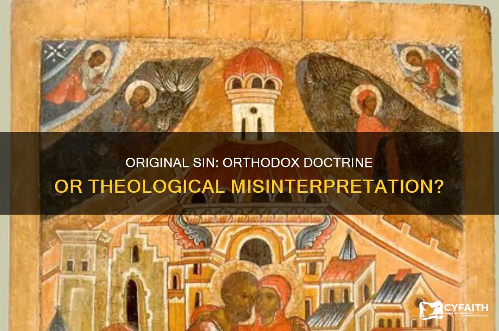 is the idea of original sin orthodox