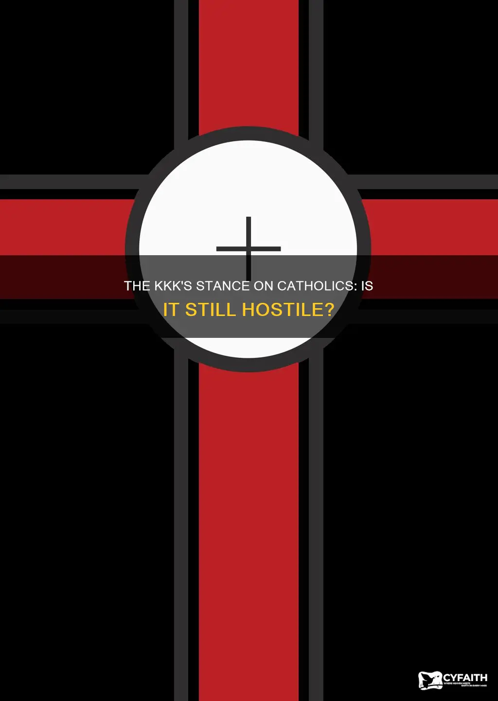 is the kkk still against catholics