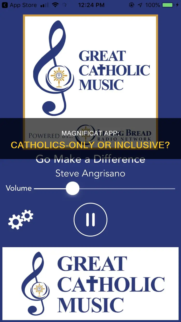 is the magnificat app by catholics only