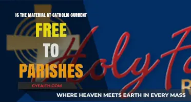 Is Catholic Current's Material Free for Parishes to Use?