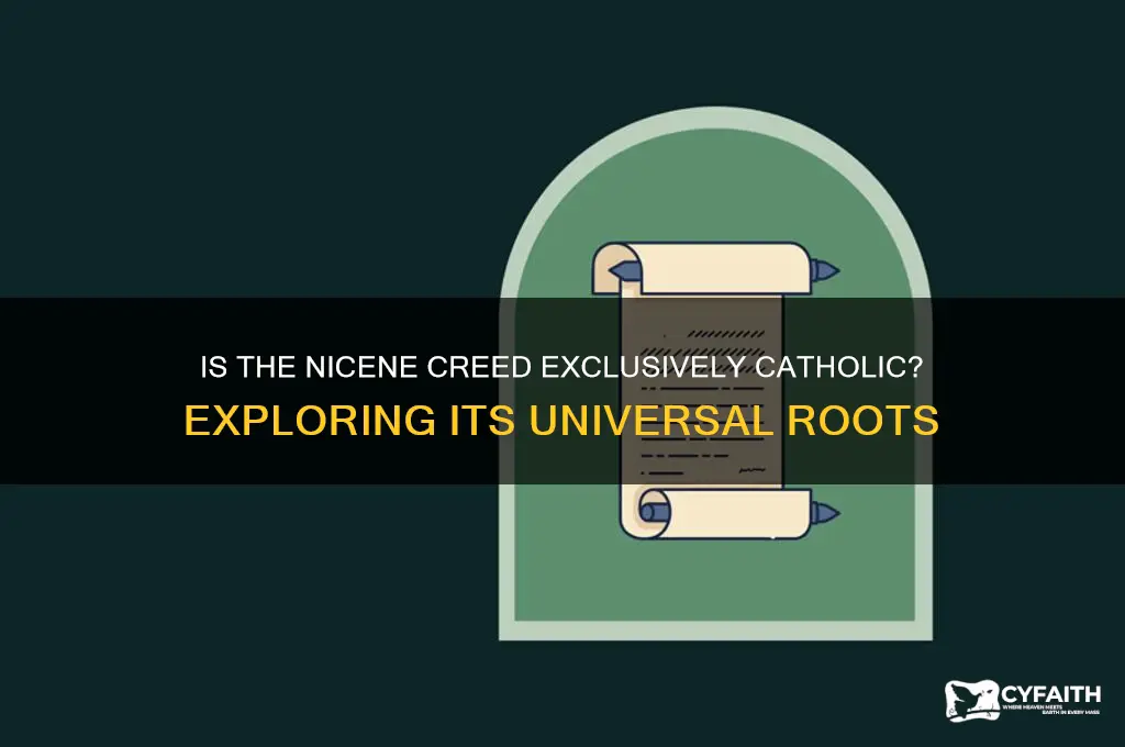 is the nicene creed catholic